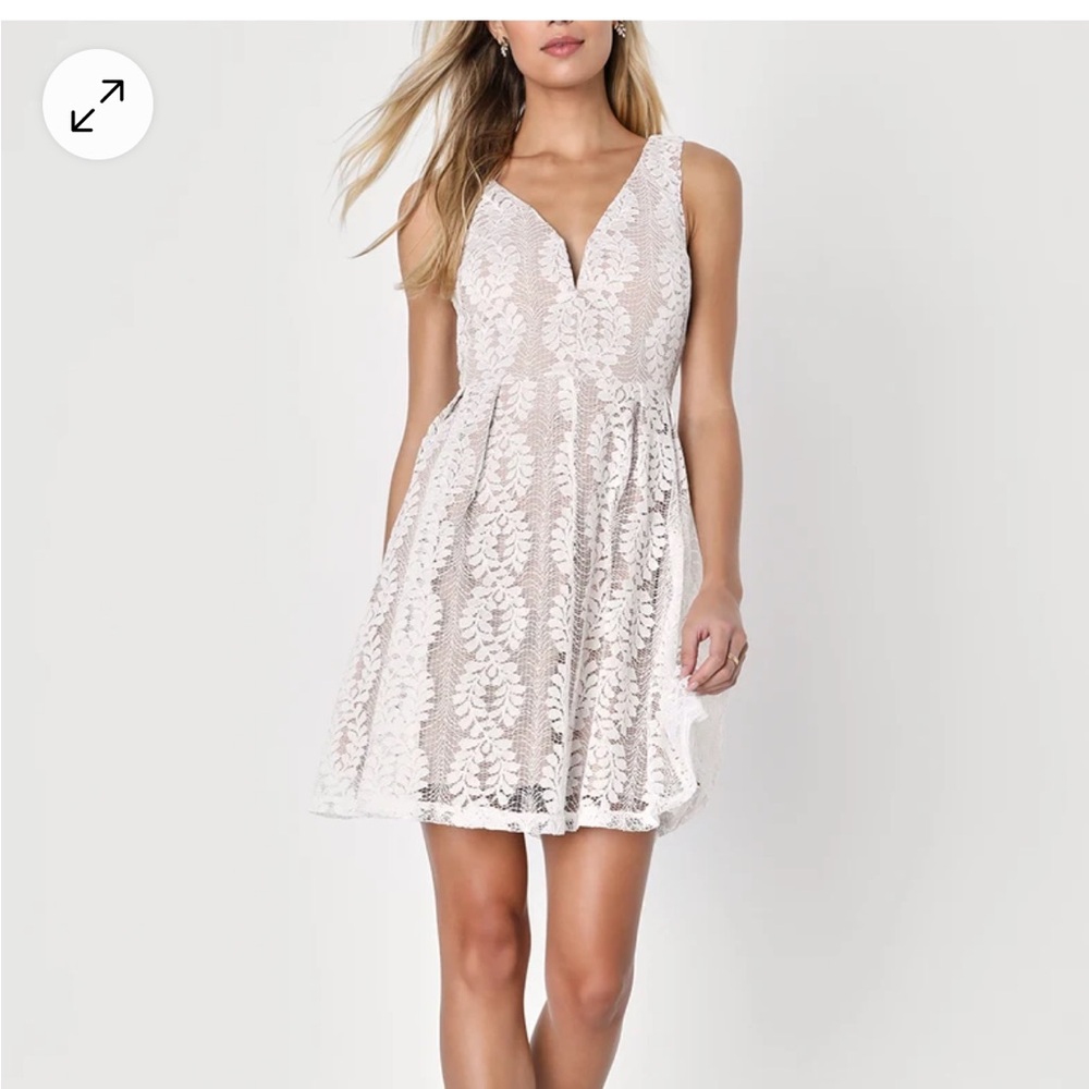 All of my heart lace skater dress